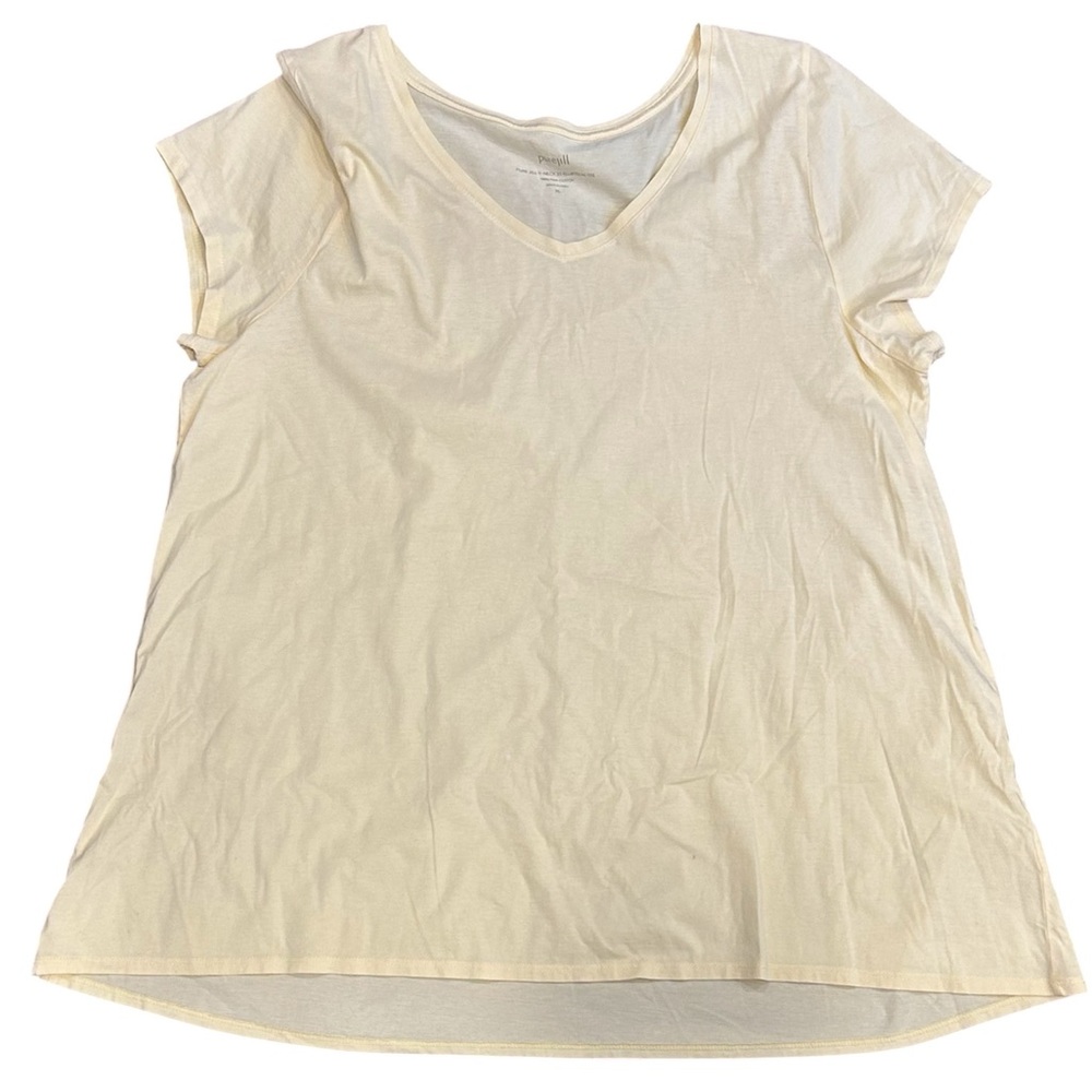 J. Jill Butter Yellow Tunic Tee - Picture 2 of 3